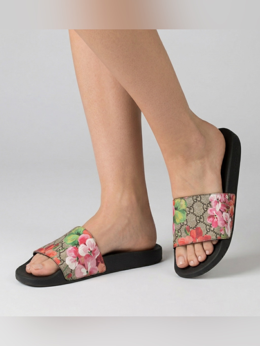 Gucci Floral Bloom Slide Sandals Gucci Floral Bloom Slide Sandals